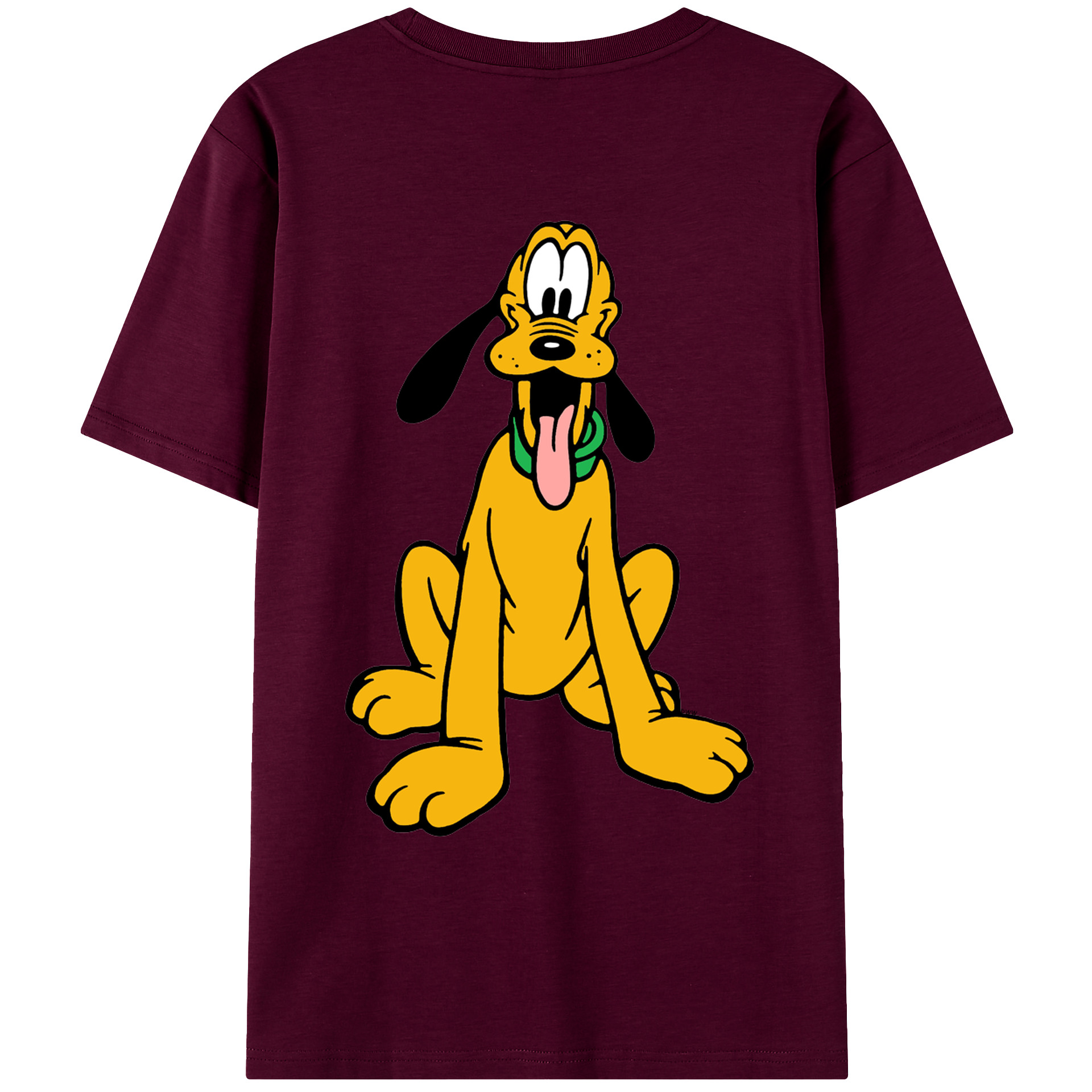 （画像用） ミッキーマウス Mickey Mouse レディース半袖Tシャツ(バックプリント)